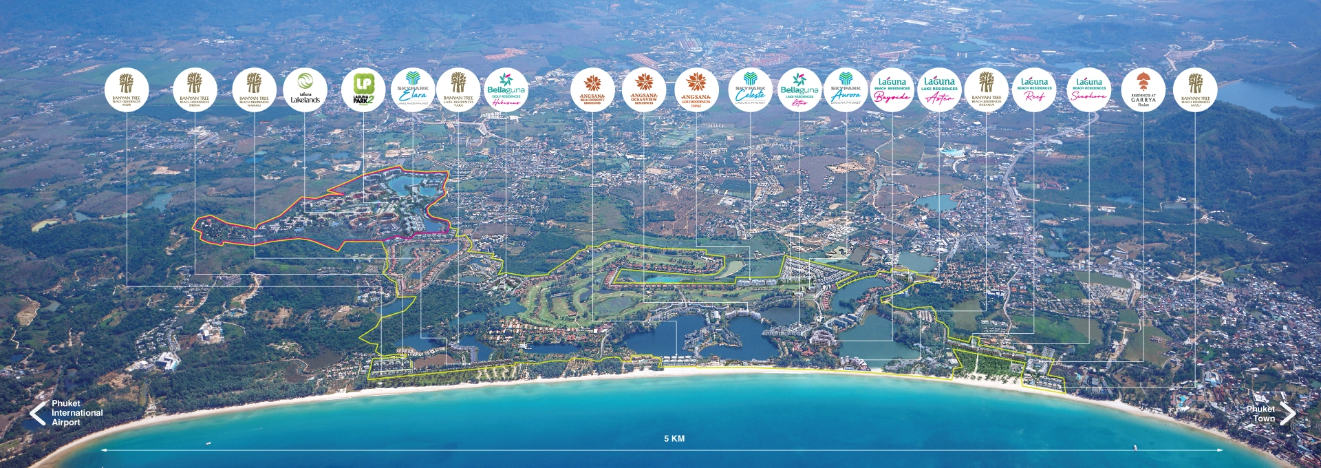 Laguna Aerial Map Residences